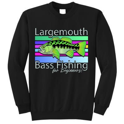 Largemouth Bass Fishing For Beginners Sweatshirt