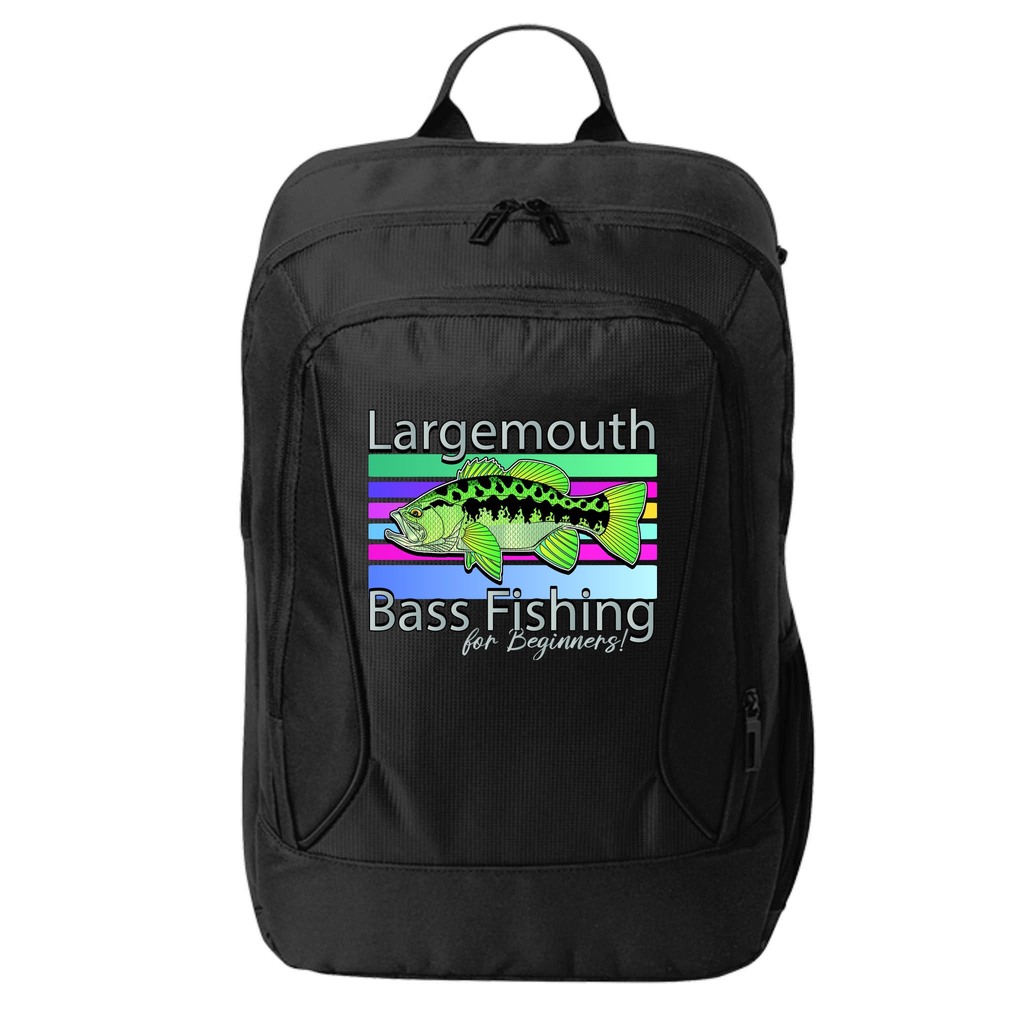Largemouth Bass Fishing For Beginners City Backpack