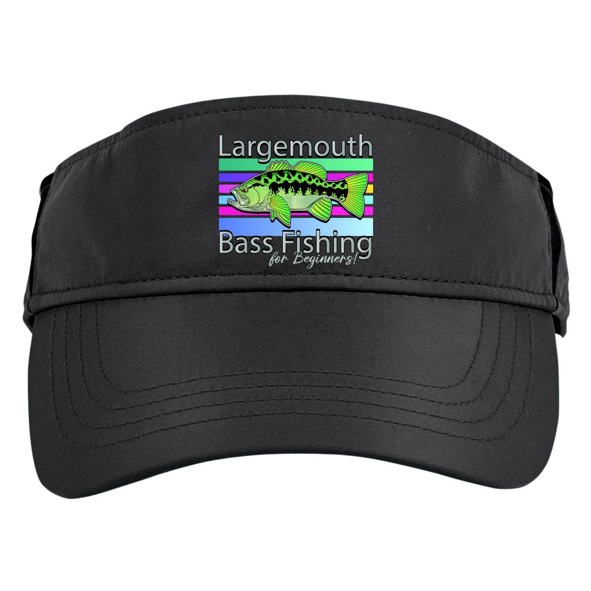 Largemouth Bass Fishing For Beginners Adult Drive Performance Visor