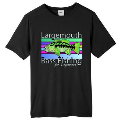 Largemouth Bass Fishing For Beginners Tall Fusion ChromaSoft Performance T-Shirt