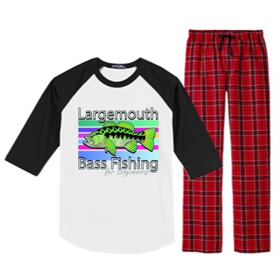 Largemouth Bass Fishing For Beginners Raglan Sleeve Pajama Set