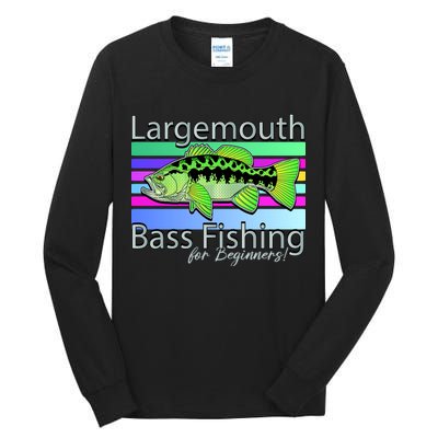 Largemouth Bass Fishing For Beginners Tall Long Sleeve T-Shirt