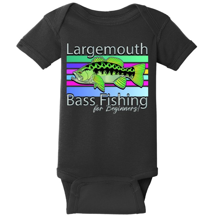 Largemouth Bass Fishing For Beginners Baby Bodysuit