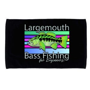 Largemouth Bass Fishing For Beginners Microfiber Hand Towel