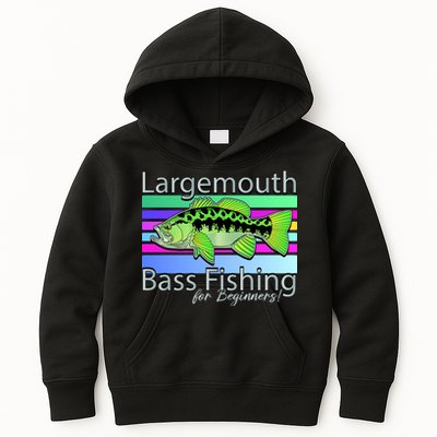 Largemouth Bass Fishing For Beginners Kids Hoodie