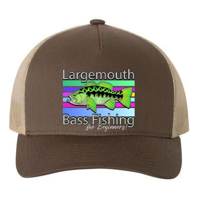 Largemouth Bass Fishing For Beginners Yupoong Adult 5-Panel Trucker Hat