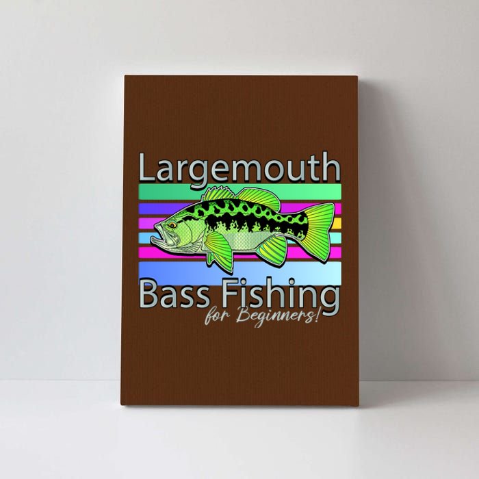 Largemouth Bass Fishing For Beginners Canvas