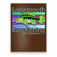 Largemouth Bass Fishing For Beginners Poster