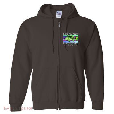 Largemouth Bass Fishing For Beginners Full Zip Hoodie