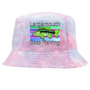 Largemouth Bass Fishing For Beginners Tie-Dyed Bucket Hat