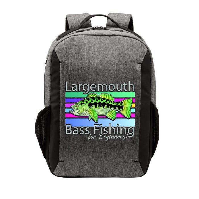 Largemouth Bass Fishing For Beginners Vector Backpack