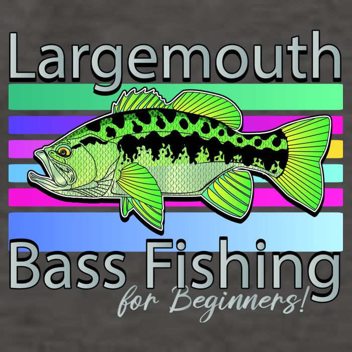 Largemouth Bass Fishing For Beginners Vector Backpack