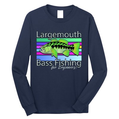 Largemouth Bass Fishing For Beginners Long Sleeve Shirt