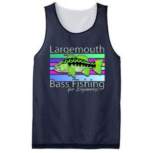 Largemouth Bass Fishing For Beginners Mesh Reversible Basketball Jersey Tank