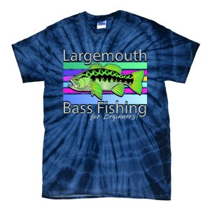 Largemouth Bass Fishing For Beginners Tie-Dye T-Shirt