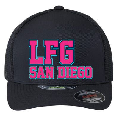 LFGSD Baseball Fan San Diego Sports LFG SD Flexfit Unipanel Trucker Cap