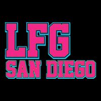 LFGSD Baseball Fan San Diego Sports LFG SD Cooling Performance Crew T-Shirt