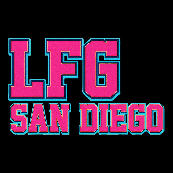 LFGSD Baseball Fan San Diego Sports LFG SD Cooling Performance Crew T-Shirt