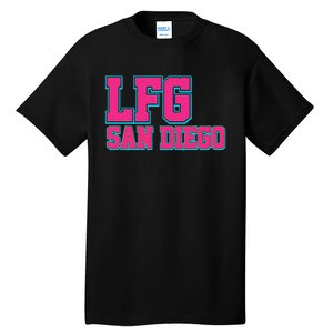 LFGSD Baseball Fan San Diego Sports LFG SD Tall T-Shirt