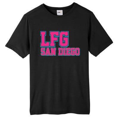 LFGSD Baseball Fan San Diego Sports LFG SD Tall Fusion ChromaSoft Performance T-Shirt