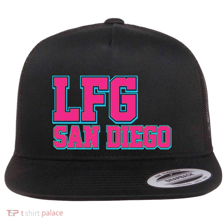 LFGSD Baseball Fan San Diego Sports LFG SD Flatbill Hat