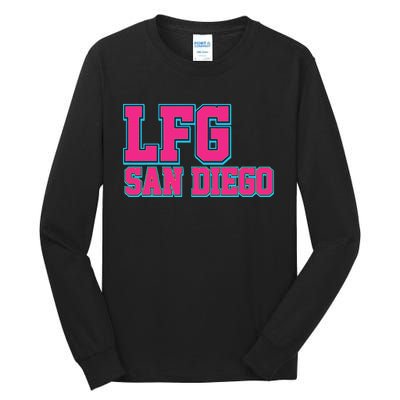 LFGSD Baseball Fan San Diego Sports LFG SD Tall Long Sleeve T-Shirt