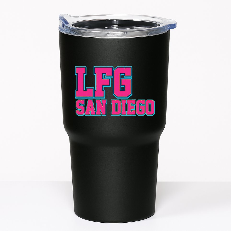 LFGSD Baseball Fan San Diego Sports LFG SD Tumbler