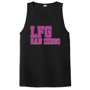 LFGSD Baseball Fan San Diego Sports LFG SD PosiCharge Competitor Tank