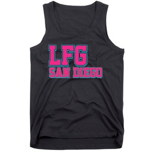 LFGSD Baseball Fan San Diego Sports LFG SD Tank Top