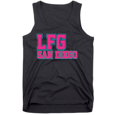 LFGSD Baseball Fan San Diego Sports LFG SD Tank Top