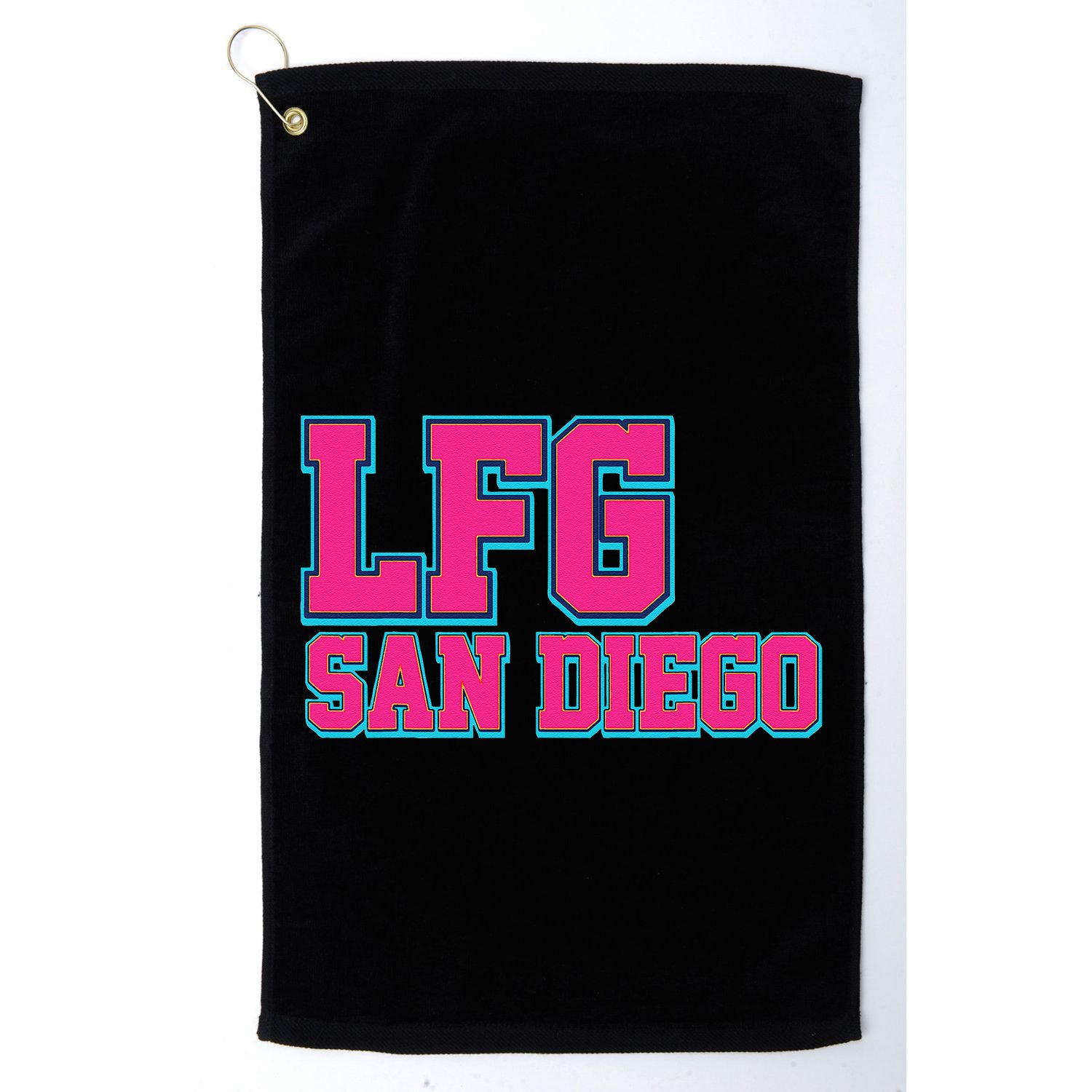 LFGSD Baseball Fan San Diego Sports LFG SD Golf Towel