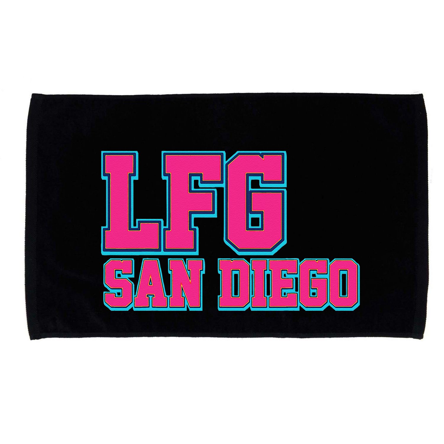 LFGSD Baseball Fan San Diego Sports LFG SD Microfiber Hand Towel
