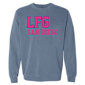 LFGSD Baseball Fan San Diego Sports LFG SD Garment-Dyed Sweatshirt