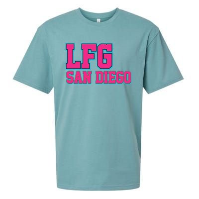 LFGSD Baseball Fan San Diego Sports LFG SD Sueded Cloud Jersey T-Shirt