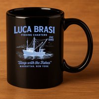 Luca Brasi Fishing Charters 11oz C Handle Ceramic Mug