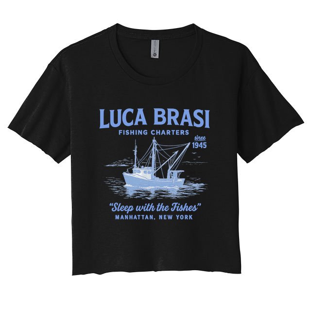 Luca Brasi Fishing Charters Crop Top