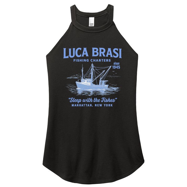 Luca Brasi Fishing Charters Women's Perfect Tri Rocker Tank