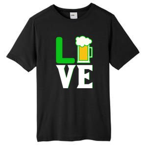 Love Beer For St. Patrick's Day Tall Fusion ChromaSoft Performance T-Shirt