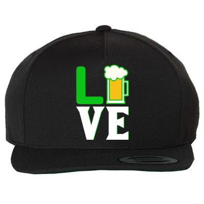 Love Beer For St. Patrick's Day Wool Snapback Cap