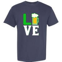 Love Beer For St. Patrick's Day Garment-Dyed Heavyweight T-Shirt