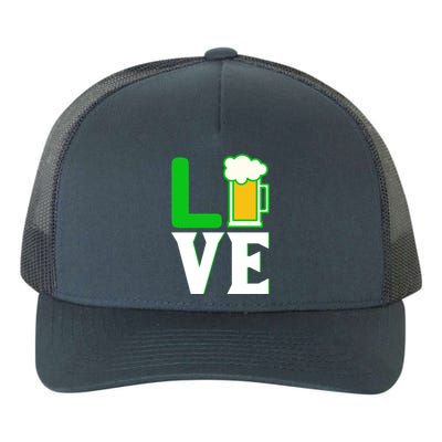 Love Beer For St. Patrick's Day Yupoong Adult 5-Panel Trucker Hat