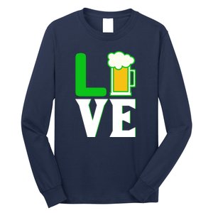 Love Beer For St. Patrick's Day Long Sleeve Shirt