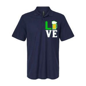 Love Beer For St. Patrick's Day Softstyle Adult Sport Polo