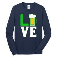 Love Beer For St. Patrick's Day Tall Long Sleeve T-Shirt