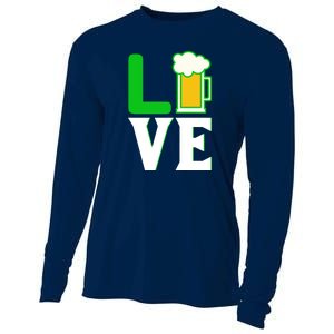 Love Beer For St. Patrick's Day Cooling Performance Long Sleeve Crew