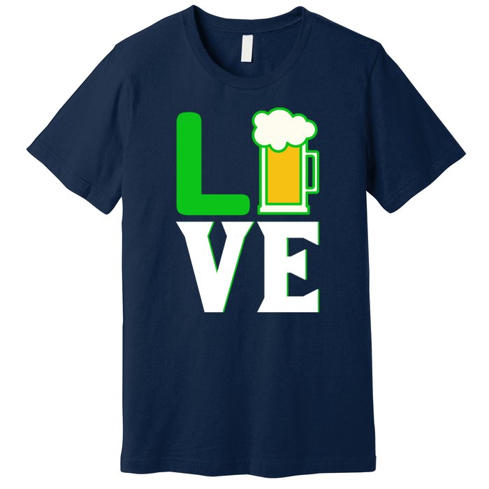 Love Beer For St. Patrick's Day Premium T-Shirt