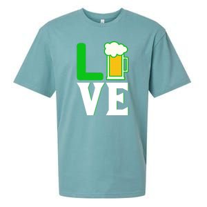 Love Beer For St. Patrick's Day Sueded Cloud Jersey T-Shirt