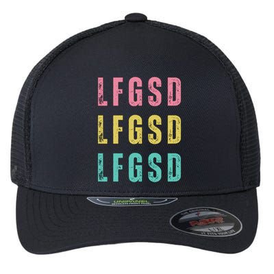 Lfgsd Baseball Fan San Diego Sports Lfg Sd LetS Go Flexfit Unipanel Trucker Cap