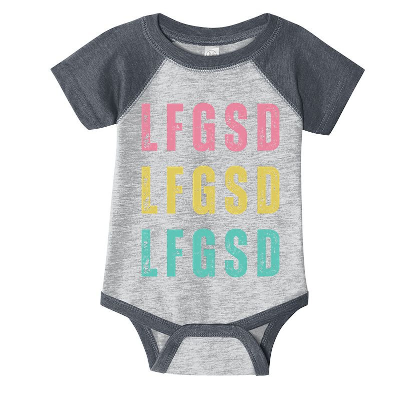 Lfgsd Baseball Fan San Diego Sports Lfg Sd LetS Go Infant Baby Jersey Bodysuit