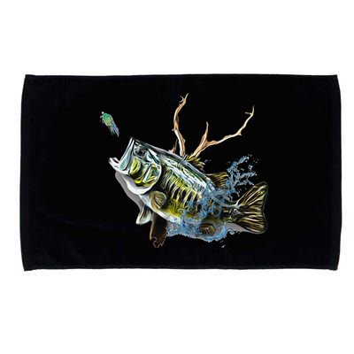 Largemouth Bass Fishing Largemouth Bass Microfiber Hand Towel